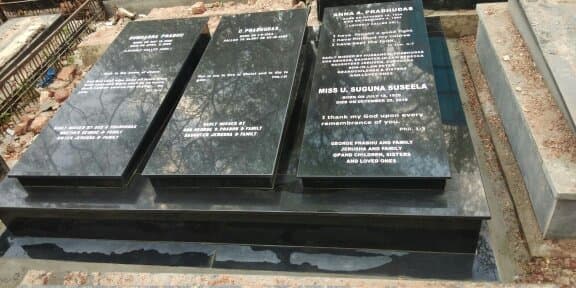 Monolithic Granite Kerb Enclosure & Plinth #89